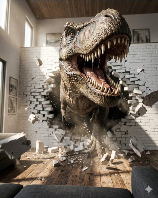 T-Rex Living Room