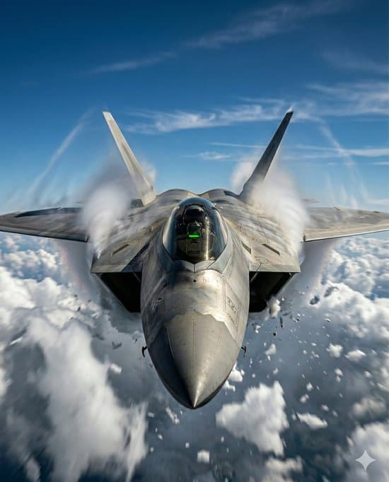 Fighter Jet Clouds