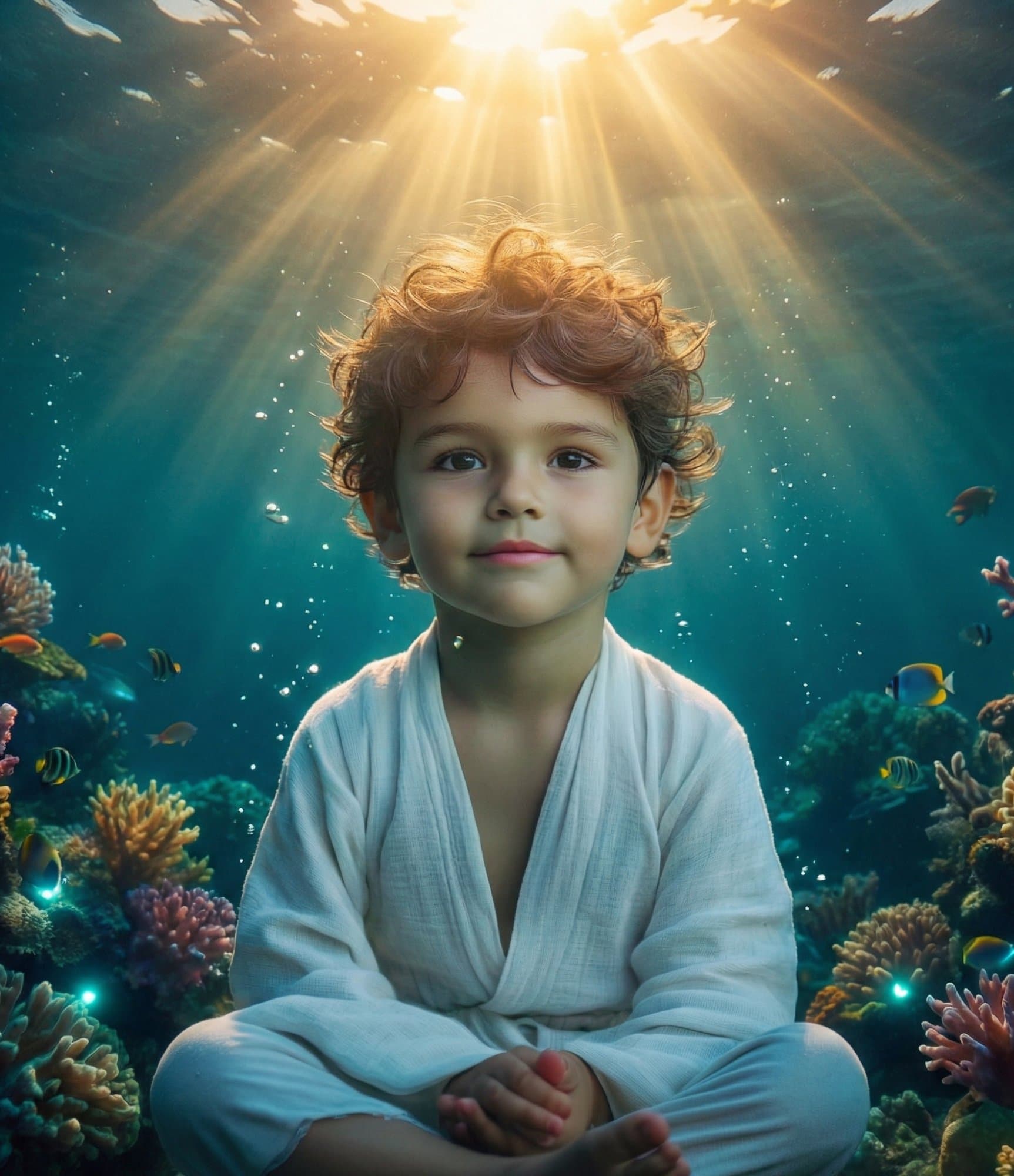 Serene ocean scene representing the journey of self-discovery